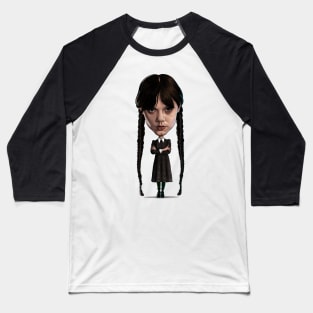 Wednesday caricature Baseball T-Shirt